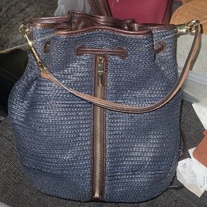 Elizabeth and James Drawstring Backpack Purse